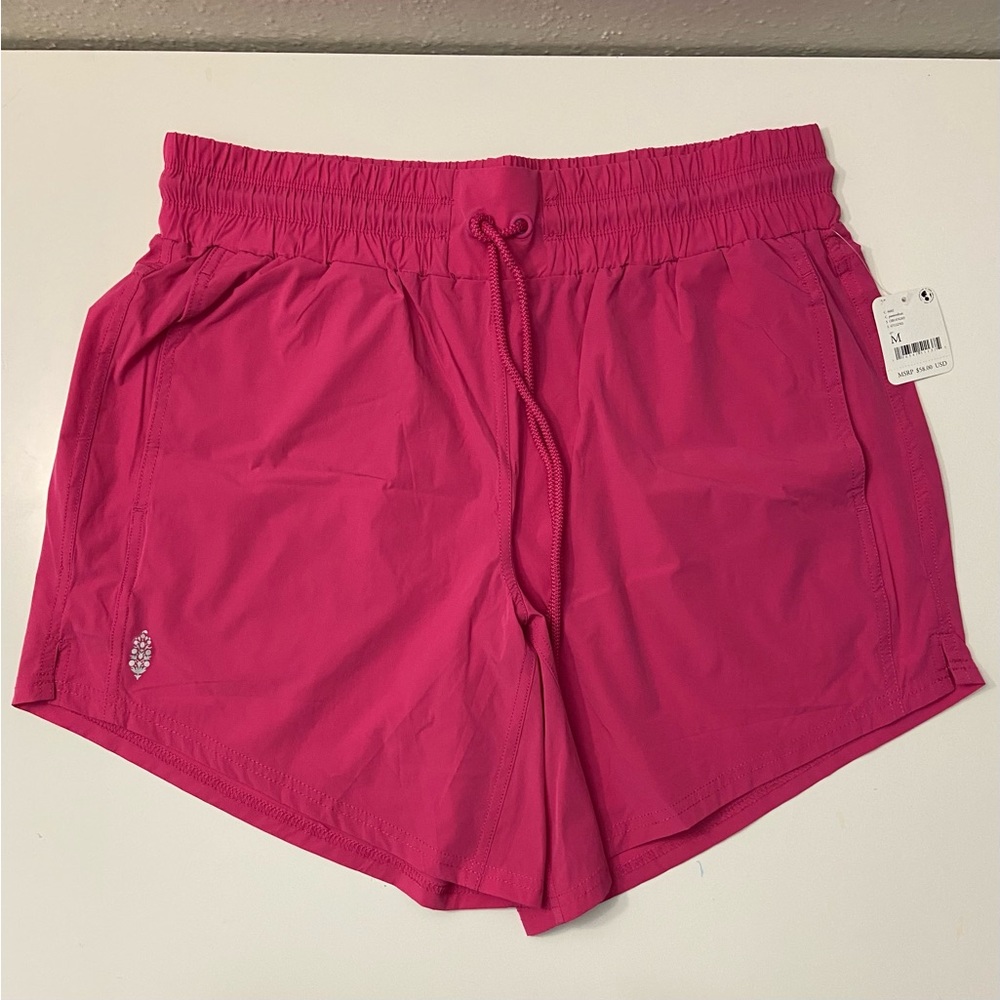 Free People Pink Athletic Shorts